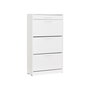 Hanah Home Zapatero Shc-431-Dd-1 Blanco y Diamante